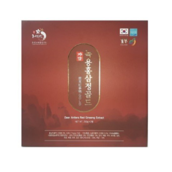자담인 자담 녹용홍삼정 골드 250g 2개입 세트 (2개)