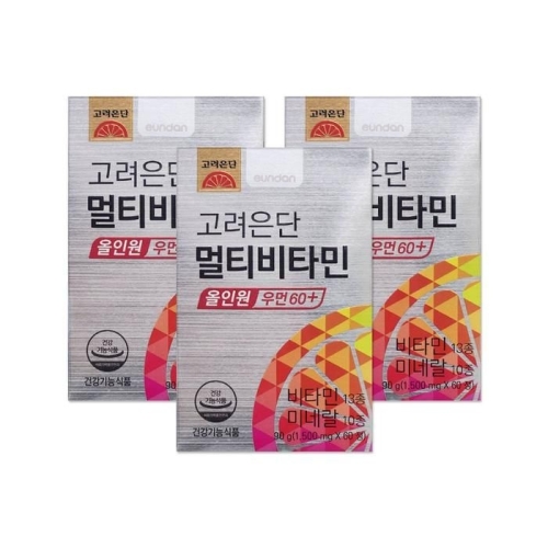 고려은단 멀티비타민 올인원 우먼 60+ 60정 (3개)