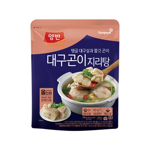 동원F&B 양반 대구곤이 지리탕 700g [1개]