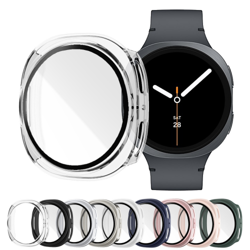 인띵 갤럭시워치8 풀커버 강화유리 일체형 하이브리드 하드 케이스 (44mm)