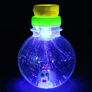 LED 광섬유 스노우볼 만들기