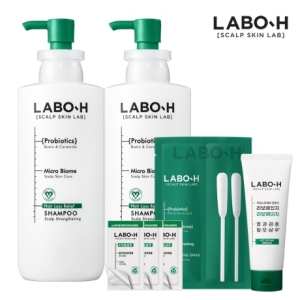 아모레퍼시픽 라보에이치 탈모증상완화 샴푸 두피강화 400ml 2개+샴푸 112ml 2개 증정