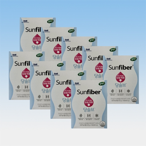 매일유업 셀렉스 썬화이버 당솔브 스틱 6.25g 10포 (9개)_이미지