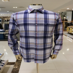  닥스 남성 씨어써커 캐주얼 레귤러 셔츠_DJS3SHCL123A1