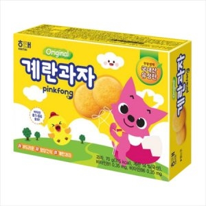 해태제과 계란과자 핑크퐁 70g [20개]