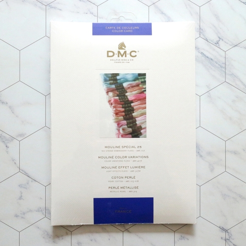 DMC 자수실 칼라 샘플북_이미지