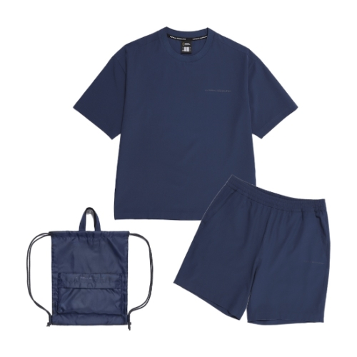 내셔널지오그래픽 택가 99,000 N252UPB900 우븐 반팔 반바지 스트링백 3PCS 세트 4종 787932_이미지