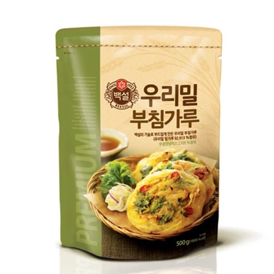 백설 우리밀 부침가루 500g (20개)_이미지