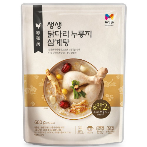 목우촌 생생 닭다리 누룽지 삼계탕 600g (1개)_이미지