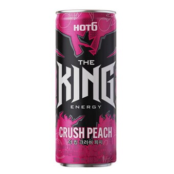 롯데칠성음료 <b>핫식스</b> 더킹 크러쉬 피치 355ml