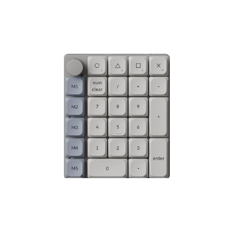 Keychron K0 MAX 유무선 레트로 블루 (바나나축)_이미지