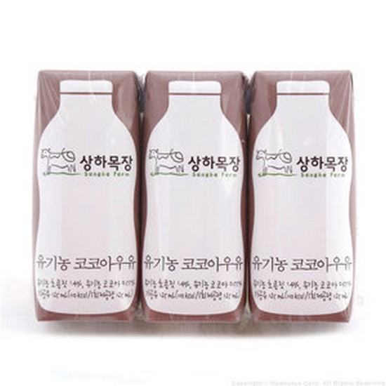 매일유업 상하목장 유기농 코코아우유 125ml (멸균) (96개)