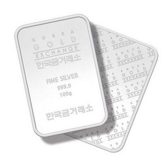 한국금거래소 실버바 100g_이미지