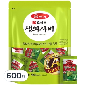 움트리 생와사비 3g (600개)