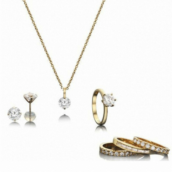 제메이스 DIAMONDIA 18K 글로리아 스타스톤 1ct 반지 세트