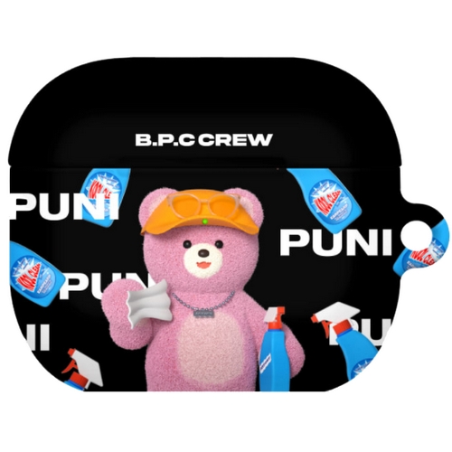 어프어프 에어팟3 CLEANER PUNI-BLACK 하드 케이스