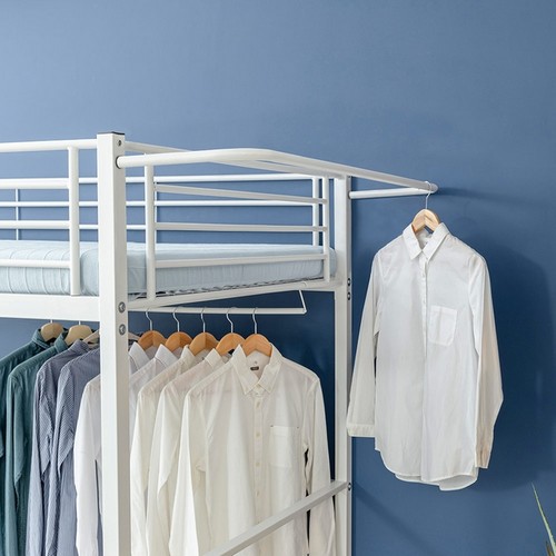 브라보가구 밀라 철재 벙커침대 SS (매트별도)_이미지