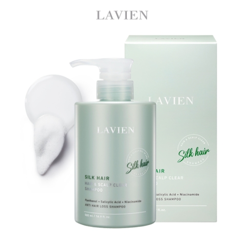 라비앙 실크 헤어 헤어 앤 스칼프 클리어 샴푸 500ml (1개)_이미지