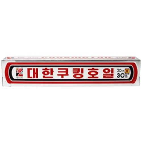 대한웰빙은박 ㅤ대한쿠킹호일 30cm x 30m, 18㎛ (4개)_이미지