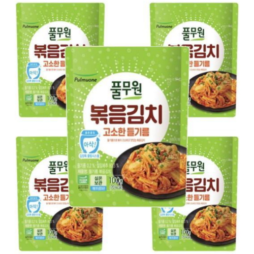 풀무원 고소한 들기름 볶음김치 100g이미지입니다. 누르면 해당 게시물로 새창이동합니다.