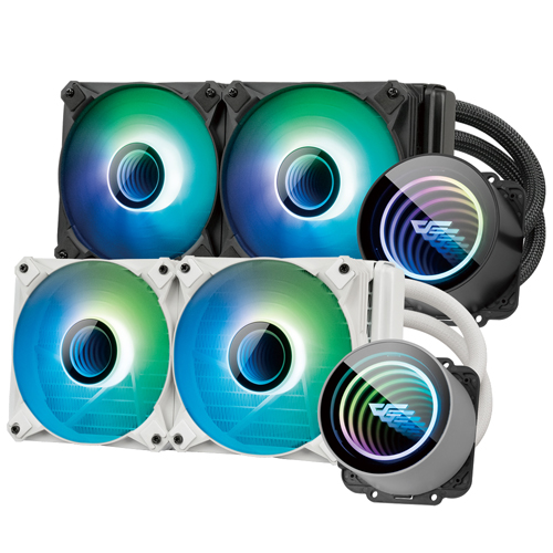 darkFlash Twister DX-240 V2 ARGB (블랙)