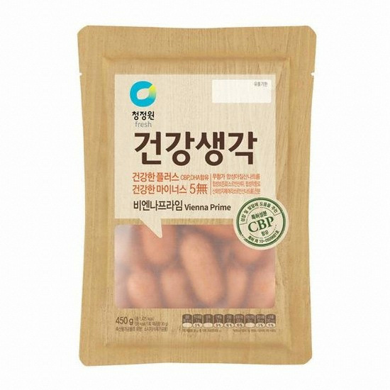 대상 청정원 건강생각 비엔나프라임 450g (1개)_이미지