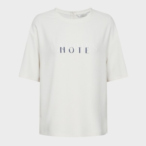 캐리스노트 레터링 우븐 나그랑 블라우스 CN4MBL302IV