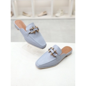  루시 고리장식 캐주얼 뮬 플랫 블로퍼 3cm CDMD100250