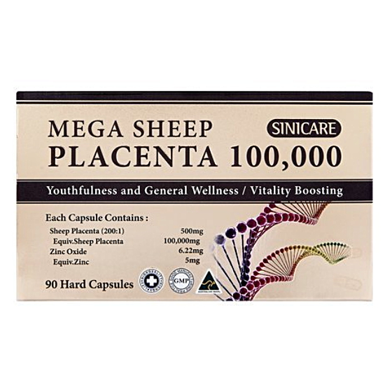 시니케어 메가 슬립 양태반 100,000mg 90캡슐 (해외) (6개)_이미지