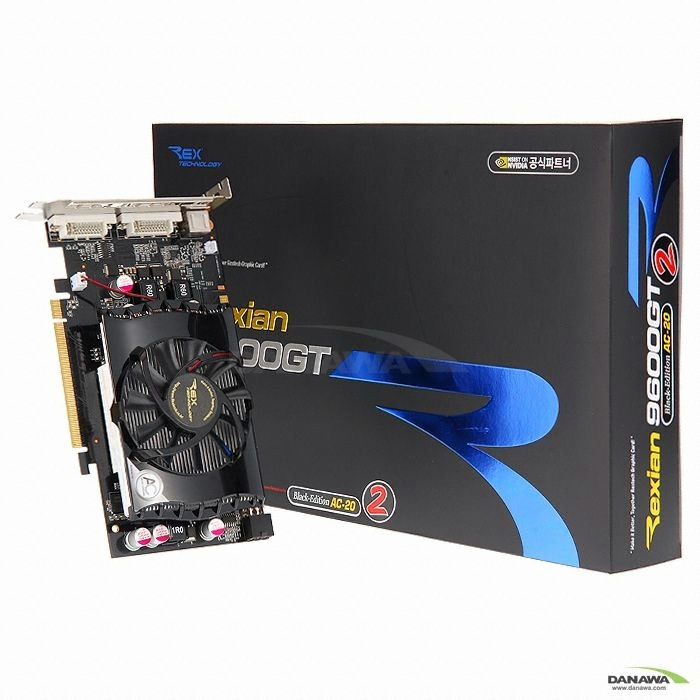 Rextech 지포스 9600GT Rexian Black Edition2 512MB AC20_이미지