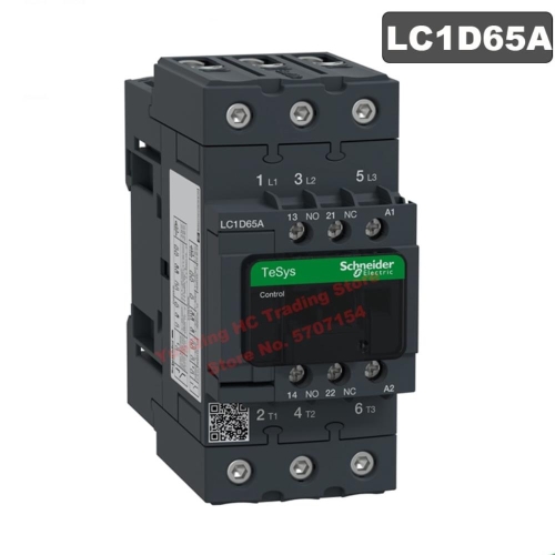 슈나이더 일렉트릭 LC1D65AM7C 코일 220VAC 접촉기 릴레이 TeSys 3P 65A 1NO1NC 부하 표준 LC1D 원본 수출