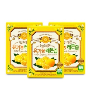 홀푸드코리아 홀베리 1일1레몬 유기농 레몬즙 20g 14포 (3개)