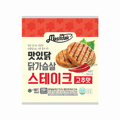 닭가슴살 스테이크 고추맛 100g