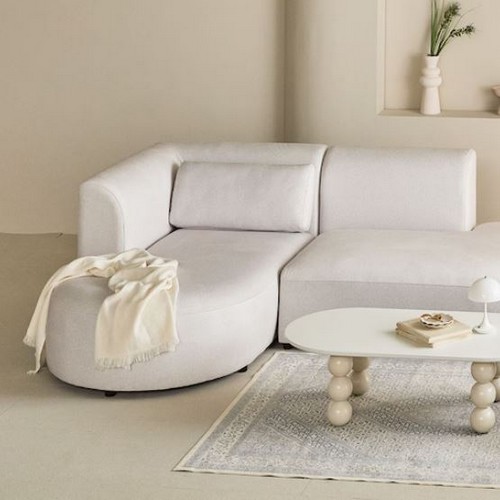 몽글 모듈 카우치 아쿠아텍스 패브릭 소파 1인용