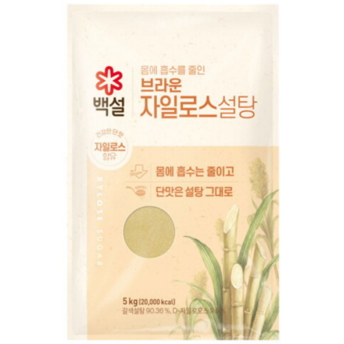 백설 브라운 자일로스 설탕 5kg (5개)_이미지