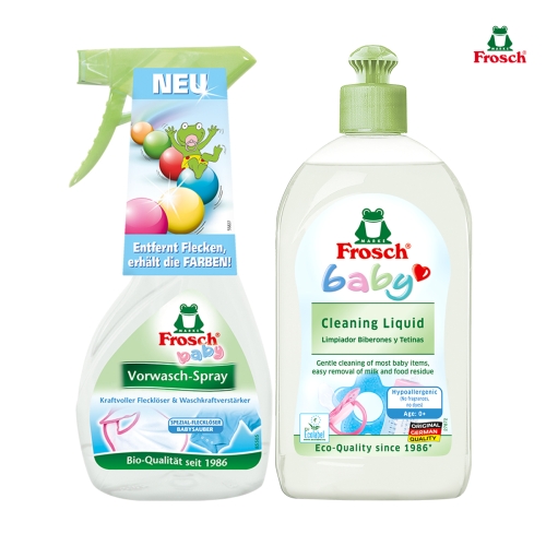 베이비 얼룩제거제 300ml 1개 + 젖병세정제 500ml 1개