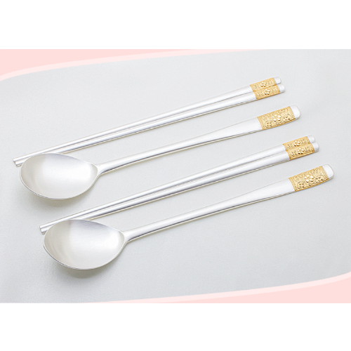 [불명] 은수저닷컴 금부 99% 은수저세트 G0004