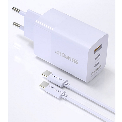 드리온 PD PPS 65W 3포트 GaN 충전기 DR-PD65W-T7 (케이블포함)_이미지