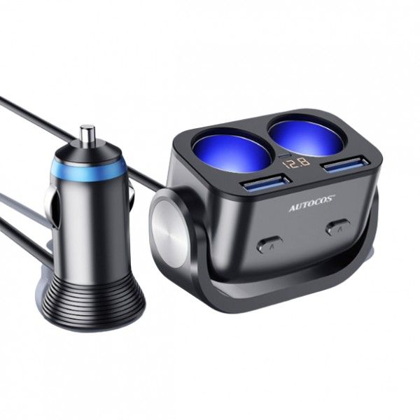 오토코스 터치온 차량용 USB 2구 듀얼소켓 ACI-Y34QA