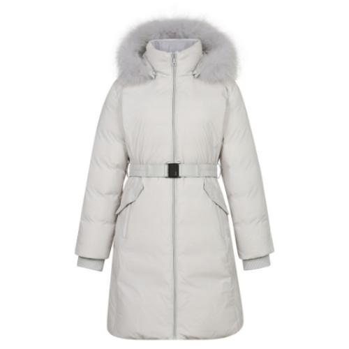 팬텀 벨티드 폭스퍼 후드 덕다운 점퍼 221C4JP259 (GY, 그레이)