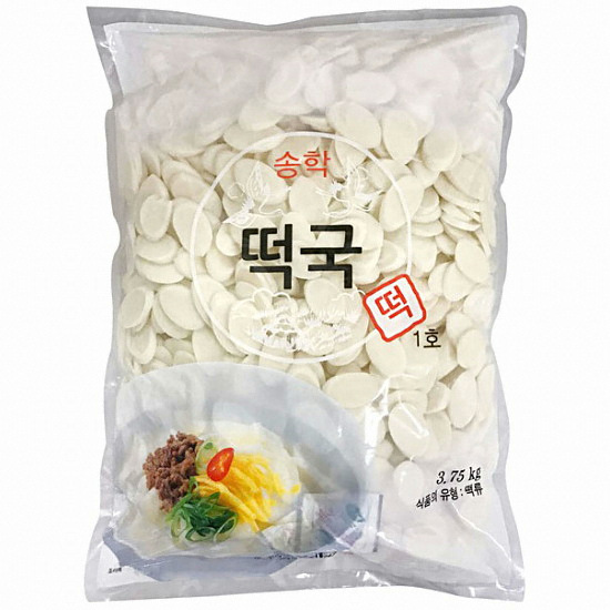 송학식품 떡국떡 1호 3.75kg (4개)