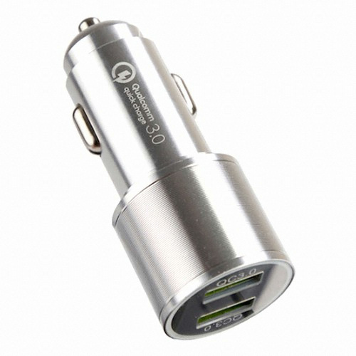 프린텍 퀄컴3.0 차량용 고속충전기 CC201-SV_이미지