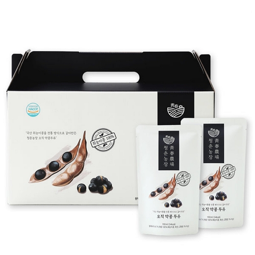 청춘농장 오직 약콩두유 190ml