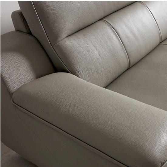 스코나 알몬드 카우치 천연통가죽 소파 4인용_이미지