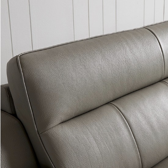 스코나 알몬드 카우치 천연통가죽 소파 4인용_이미지