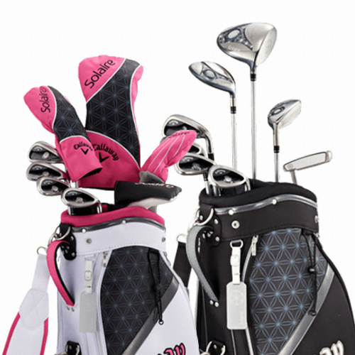 캘러웨이 솔레어 여성용 풀세트 [8개 카본 캐디백 병행]