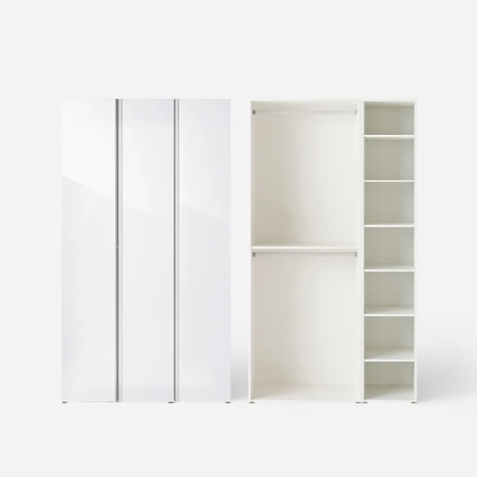 한샘 샘베딩 클로즈 선반형 옷장세트 1200_이미지