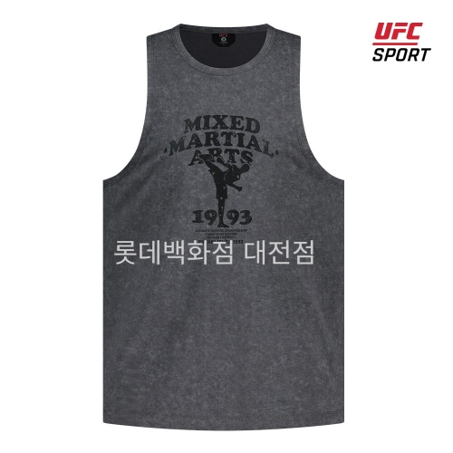 UFC SPORT 짐웨어 킥모션 아트웍 머슬핏 슬리브리스 나시 U4SLV3101_이미지