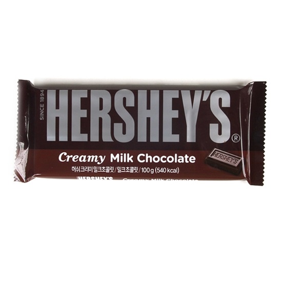 허쉬 크리미 밀크 초콜릿 100g