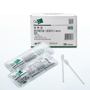 큐앤큐 멸균 에탄올 스틱스왑 50포 100개 알콜 소독면봉_이미지